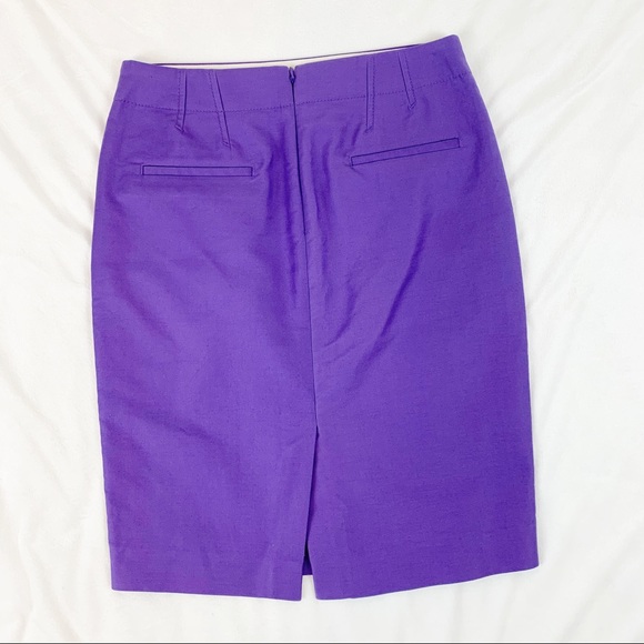 J Crew classic No.2 Pencil skirt in double surge - Picture 5 of 8
